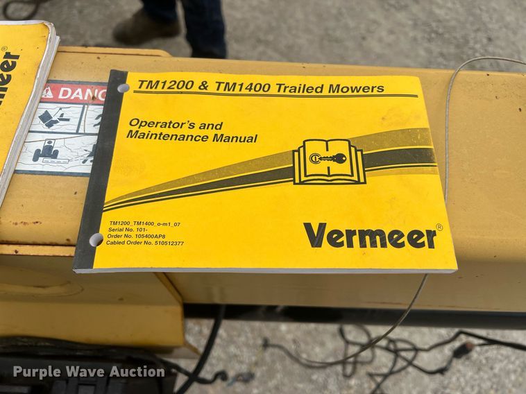 image for item NN9320 Vermeer TM1400  disc mower