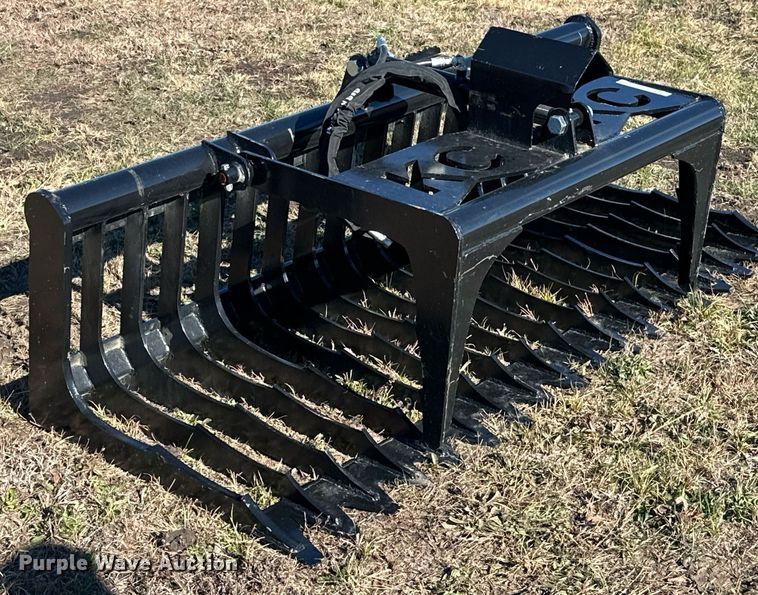 image for item NO9457 KC  skid steer rock grapple bucket