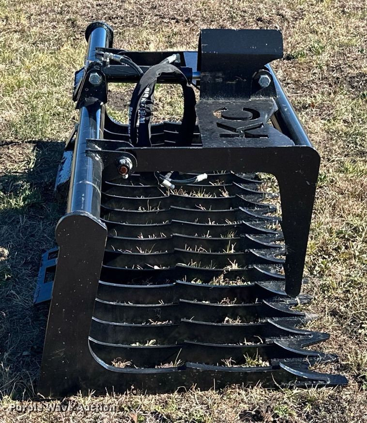 image for item NO9457 KC  skid steer rock grapple bucket