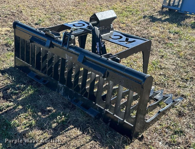 image for item NO9457 KC  skid steer rock grapple bucket