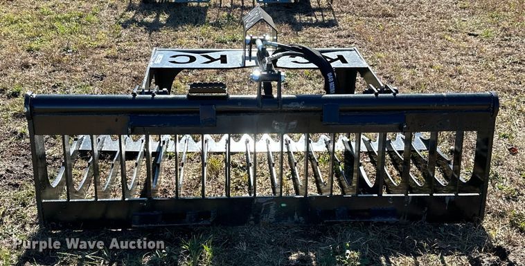 image for item NO9457 KC  skid steer rock grapple bucket