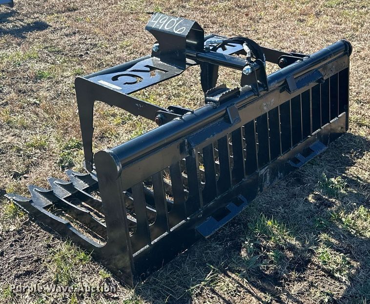 image for item NO9457 KC  skid steer rock grapple bucket