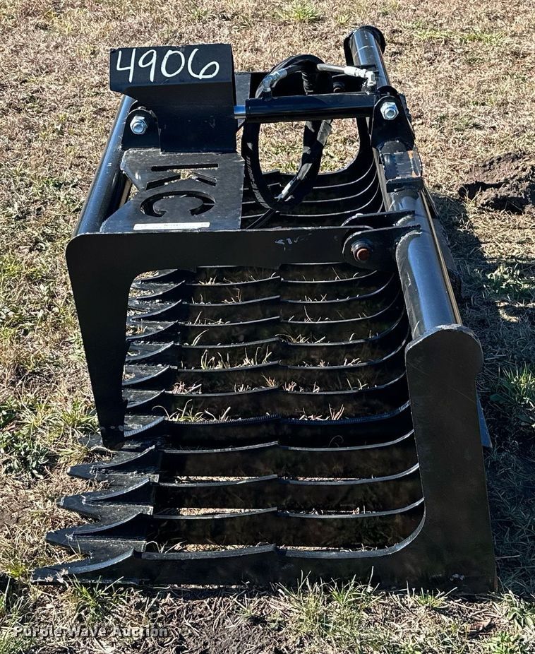 image for item NO9457 KC  skid steer rock grapple bucket