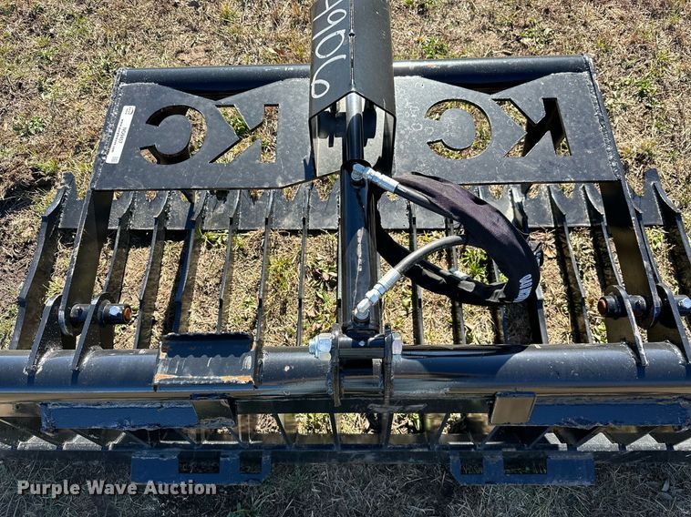 image for item NO9457 KC  skid steer rock grapple bucket