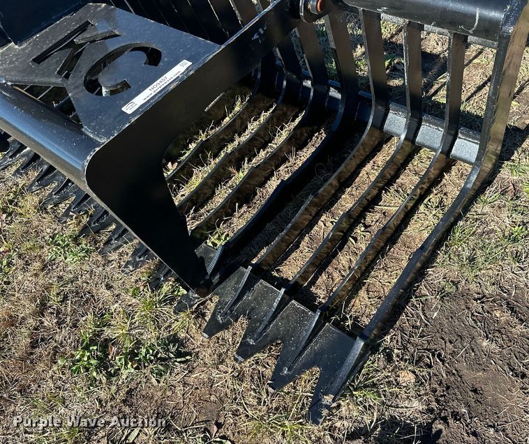 image for item NO9457 KC  skid steer rock grapple bucket