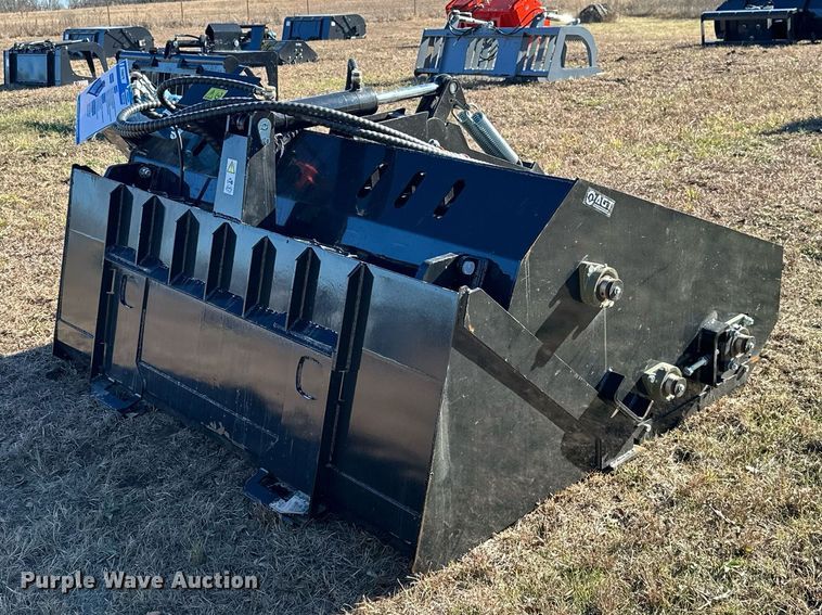 image for item NO9462 Agrotk ECSSLR72  skid steer landscape rake