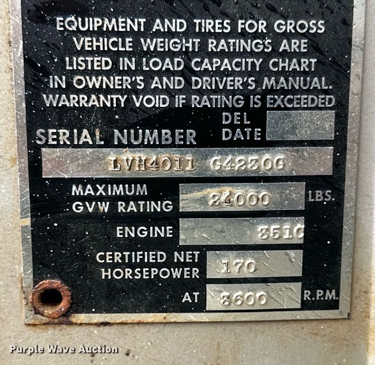 image for item NS9022 1966 GMC 4000  grain truck