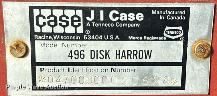image for item NS9099 Case 496  double off-set disk