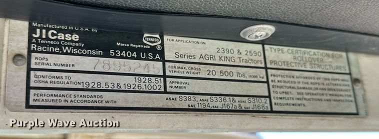 image for item NS9132 1978 Case 2590  tractor