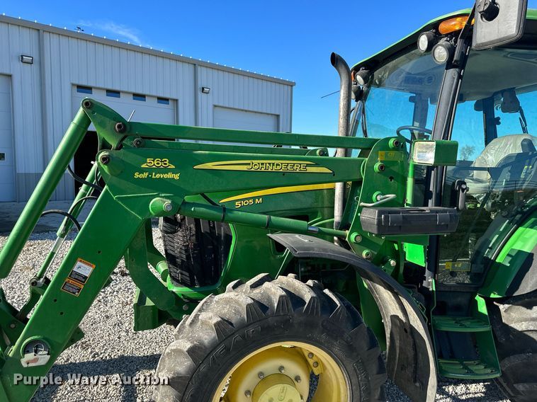 image for item OF9162 2009 John Deere 5105M  MFWD tractor