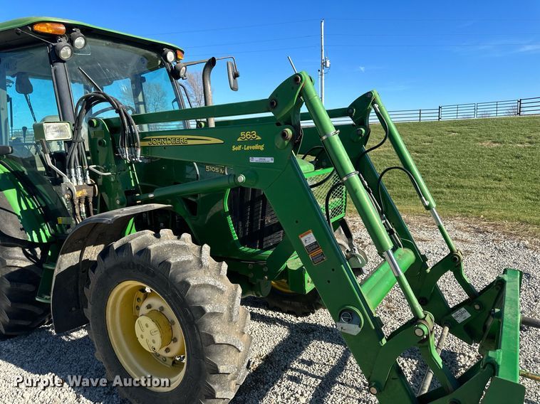 image for item OF9162 2009 John Deere 5105M  MFWD tractor
