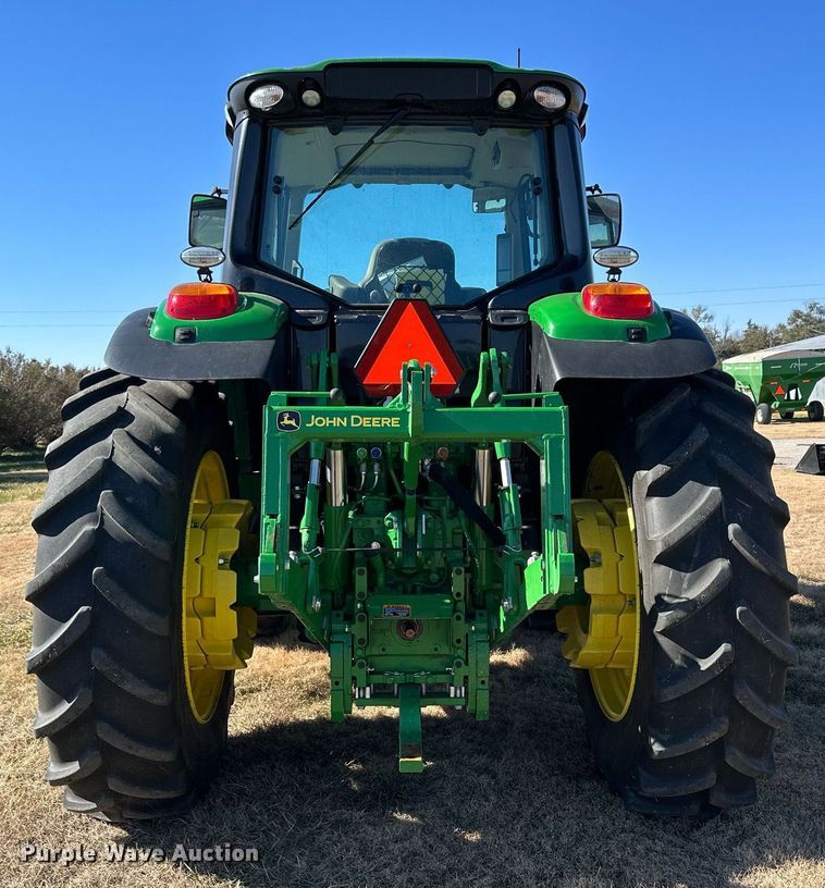 image for item OK9120 2021 John Deere 6155M MFWD tractor