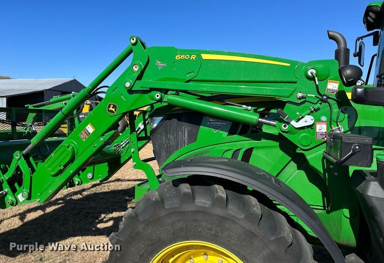 image for item OK9120 2021 John Deere 6155M MFWD tractor