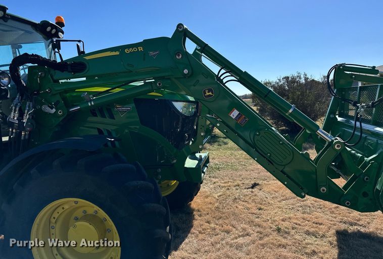 image for item OK9120 2021 John Deere 6155M MFWD tractor