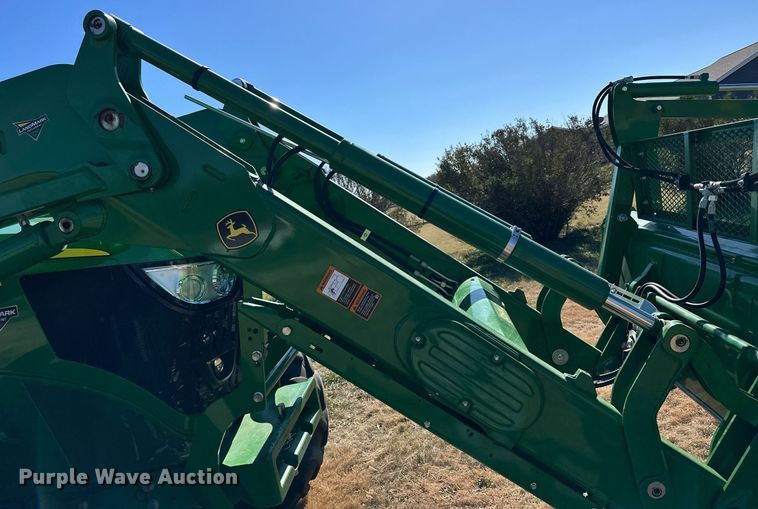 image for item OK9120 2021 John Deere 6155M MFWD tractor