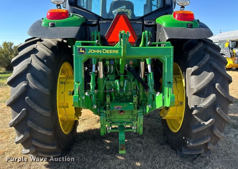 image for item OK9120 2021 John Deere 6155M MFWD tractor