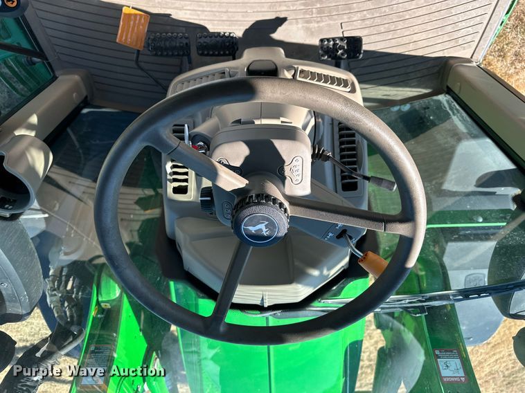 image for item OK9120 2021 John Deere 6155M MFWD tractor