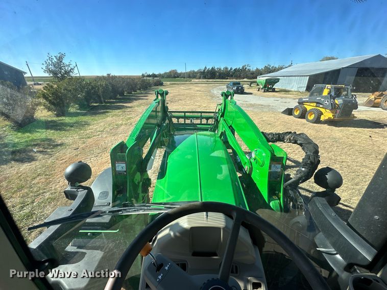 image for item OK9120 2021 John Deere 6155M MFWD tractor