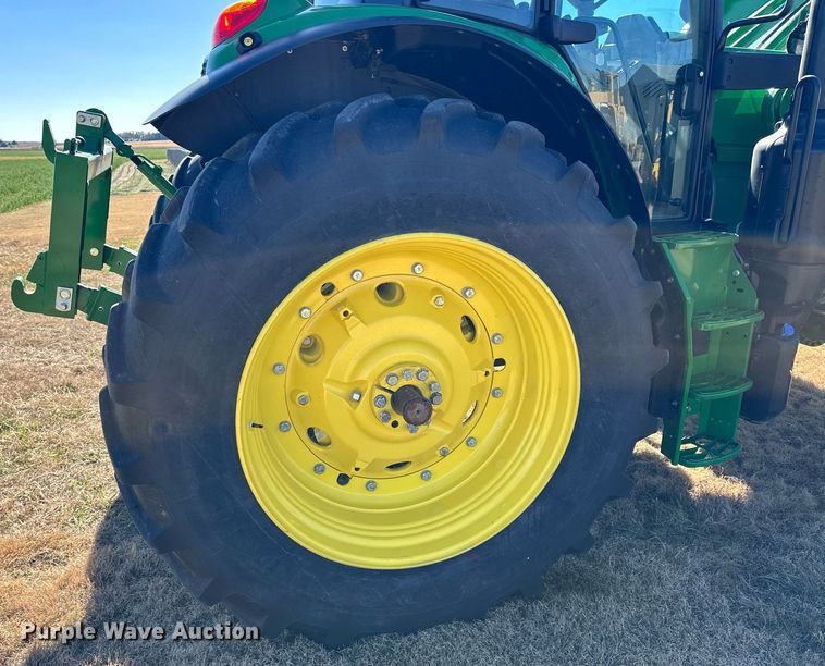 image for item OK9120 2021 John Deere 6155M MFWD tractor