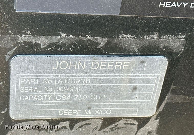 image for item OK9121 2021 John Deere 330G skid steer loader