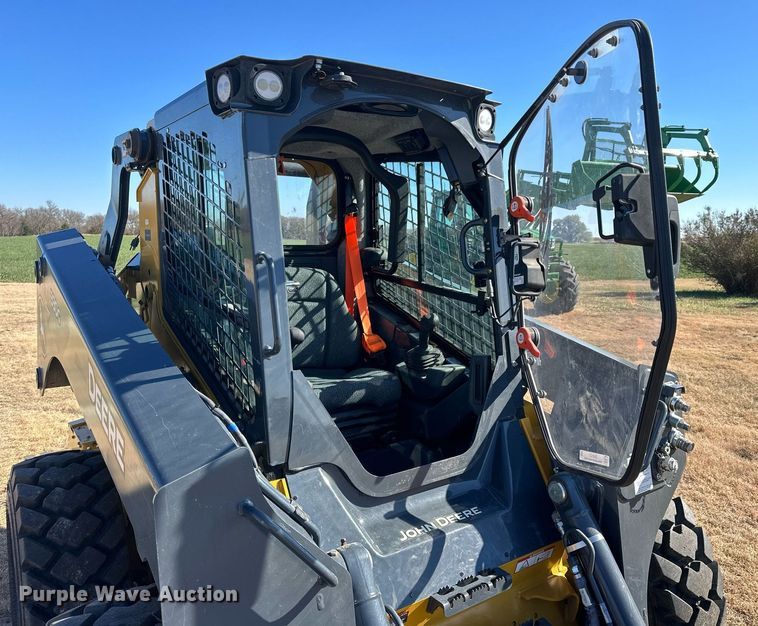 image for item OK9121 2021 John Deere 330G skid steer loader