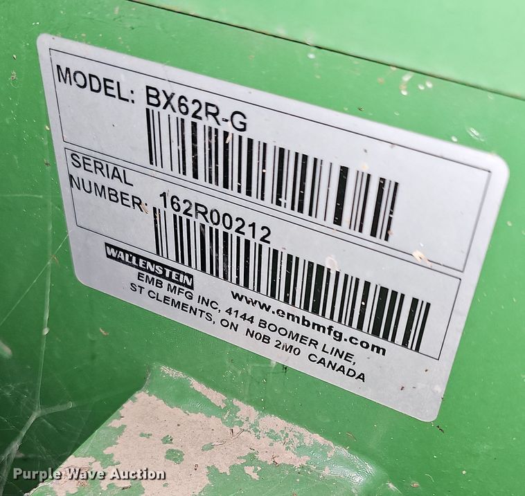 image for item OL9460 Wallenstein BX62R-G  wood chipper