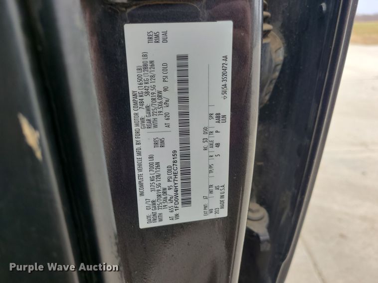 image for item DK4169 2017 Ford F450 Super Duty  utility / service truck