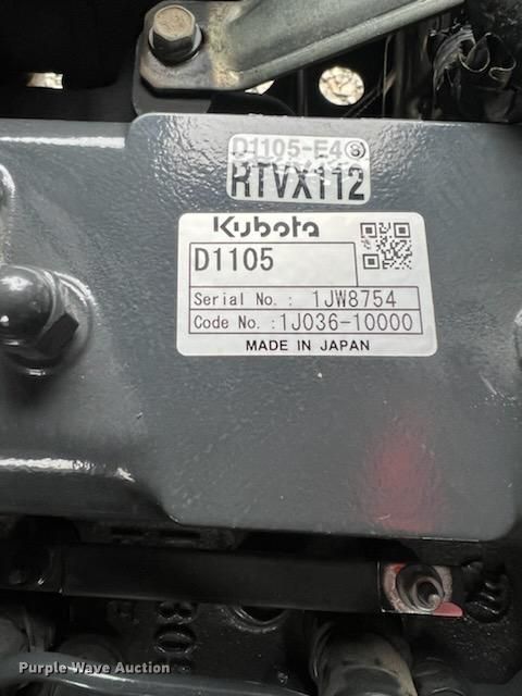 image for item DK4172 2019 Kubota RTV-X1140  utility vehicle