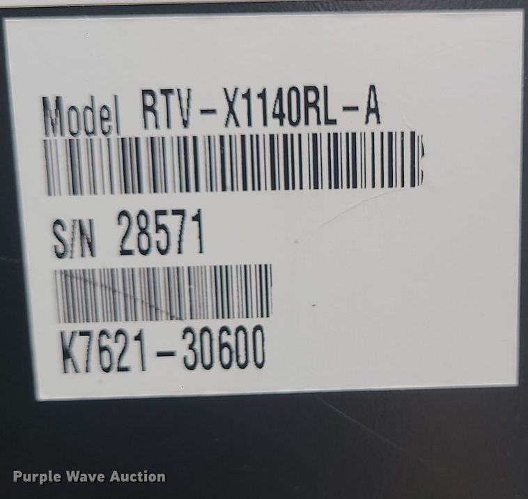 image for item DK4172 2019 Kubota RTV-X1140  utility vehicle