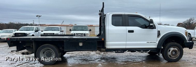 image for item DN0492 2019 Ford F550 XL  SuperCab flatbed truck