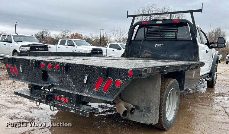 image for item DN0492 2019 Ford F550 XL  SuperCab flatbed truck