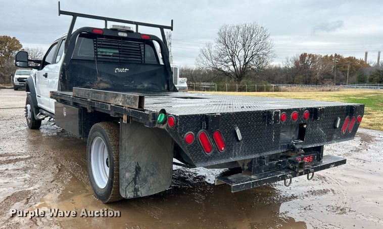 image for item DN0492 2019 Ford F550 XL  SuperCab flatbed truck