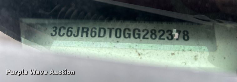 image for item DN0494 2016 Dodge Ram 1500  pickup truck