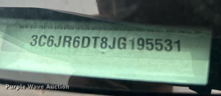 image for item DN0500 2018 Dodge Ram 1500  pickup truck