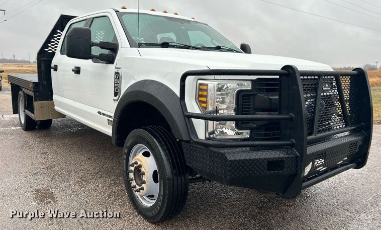 image for item DN0567 2019 Ford F550  Crew Cab flatbed truck