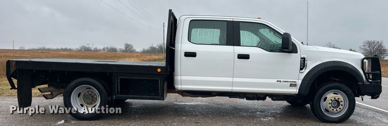 image for item DN0567 2019 Ford F550  Crew Cab flatbed truck