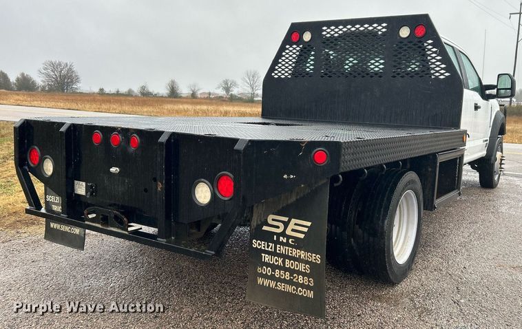 image for item DN0567 2019 Ford F550  Crew Cab flatbed truck