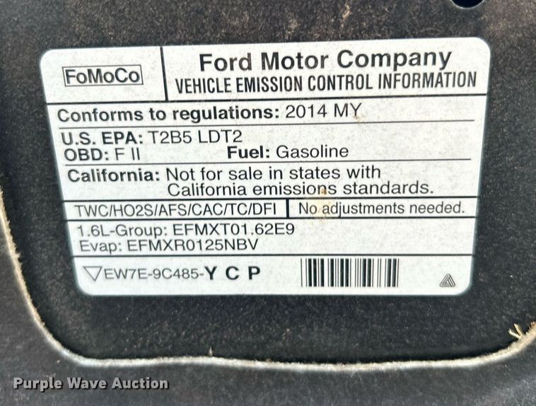 image for item DN0571 2014 Ford Escape  SUV
