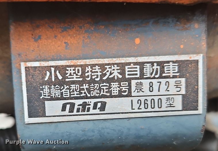 image for item DN7135 Kubota L2601  tractor