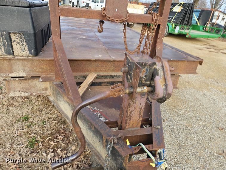 image for item DN7161 2002  shop built equipment trailer