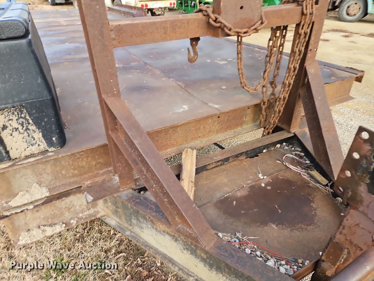 image for item DN7161 2002  shop built equipment trailer