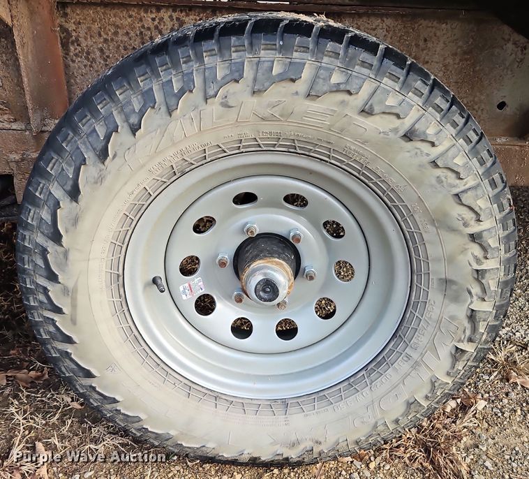 image for item DN7161 2002  shop built equipment trailer