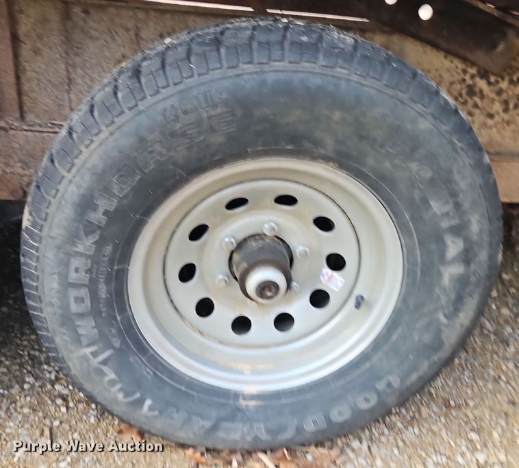 image for item DN7161 2002  shop built equipment trailer