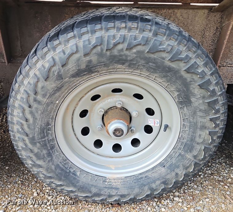 image for item DN7161 2002  shop built equipment trailer