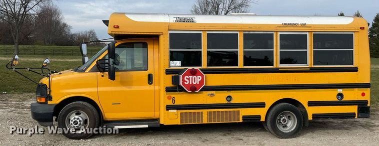 image for item DP0239 2012 GMC Savana  school bus