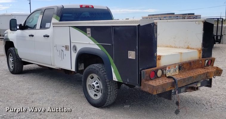 image for item DP3350 2015 Chevrolet Silverado 2500HD  Double Cab utility bed pickup truck