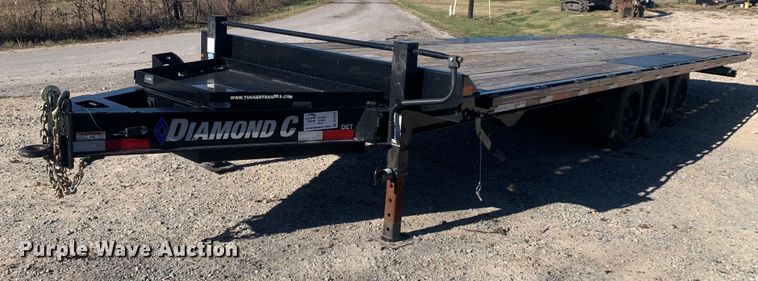 image for item DP8752 2022 Diamond C 307  tilt deck equipment trailer