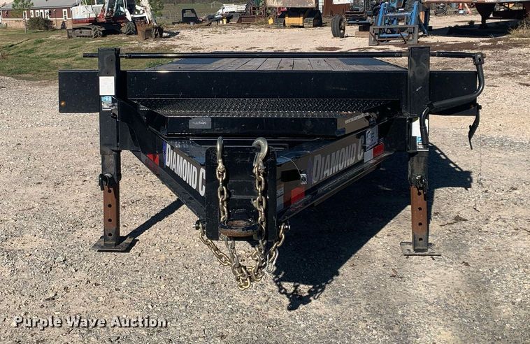 image for item DP8752 2022 Diamond C 307  tilt deck equipment trailer