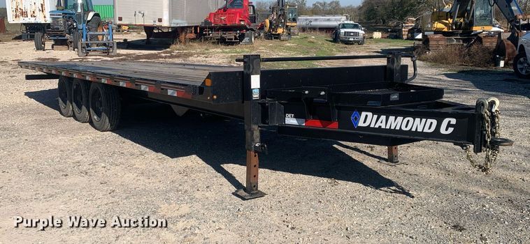 image for item DP8752 2022 Diamond C 307  tilt deck equipment trailer