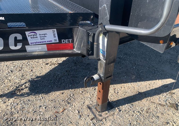 image for item DP8752 2022 Diamond C 307  tilt deck equipment trailer